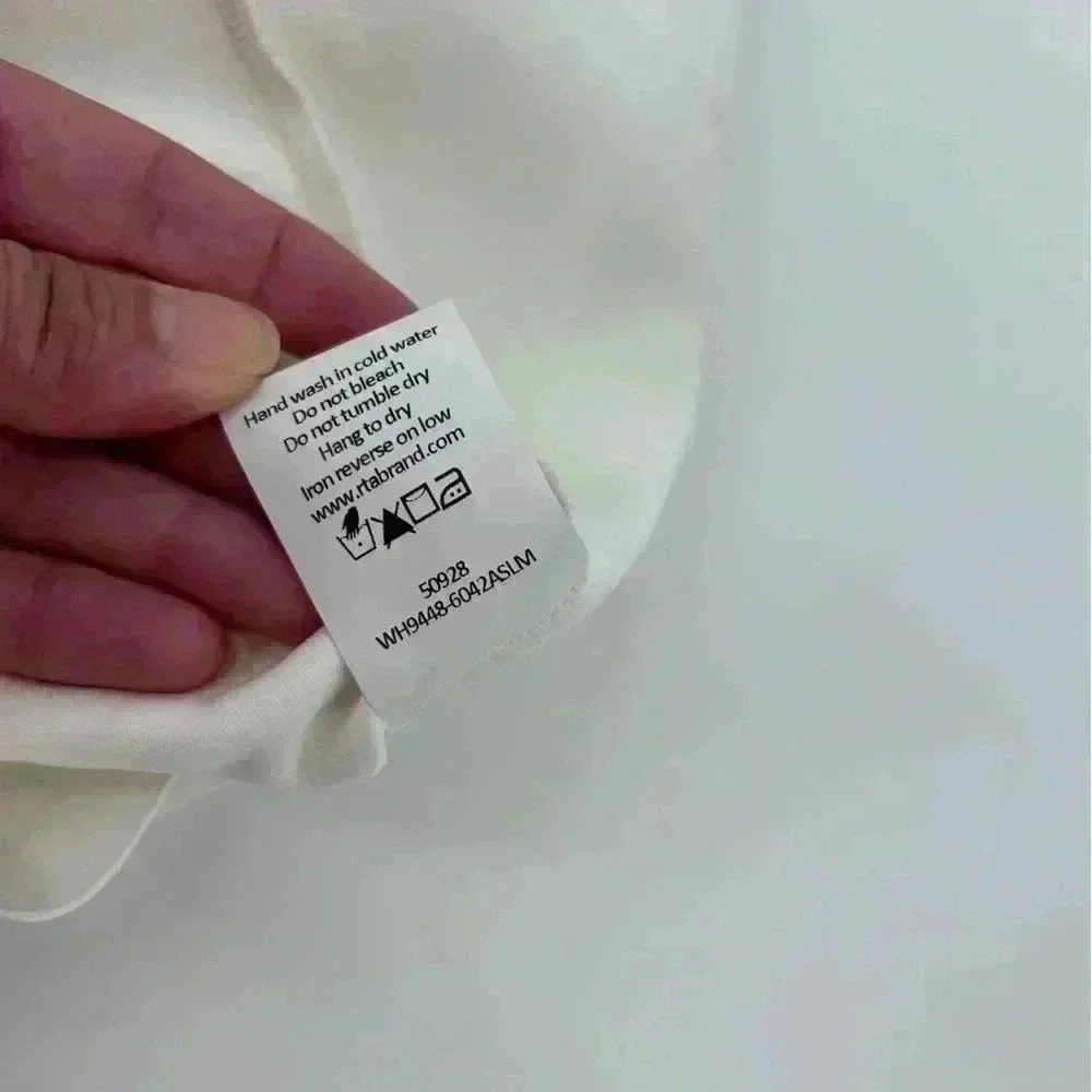 $375 NWT RtA Lorna Stretch Scuba Corset Zipper White Mini Dress - L Large - Picture 7 of 11